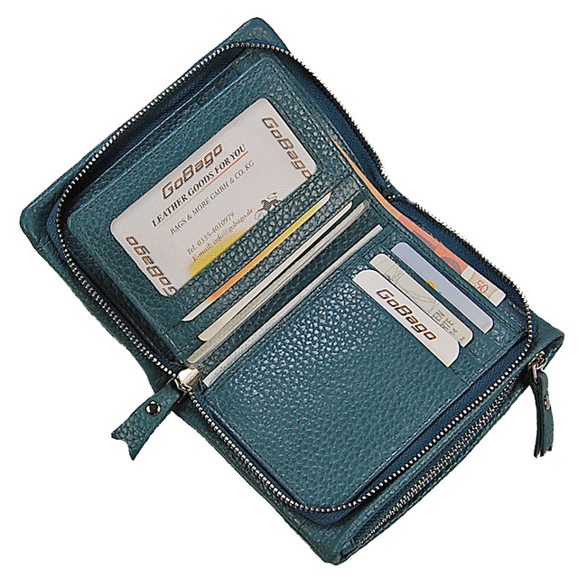 Portfel Damski  skórzany RFID 62352 BRANCO