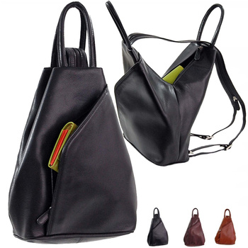 Plecak Damski skórzany 5129 BRANCO