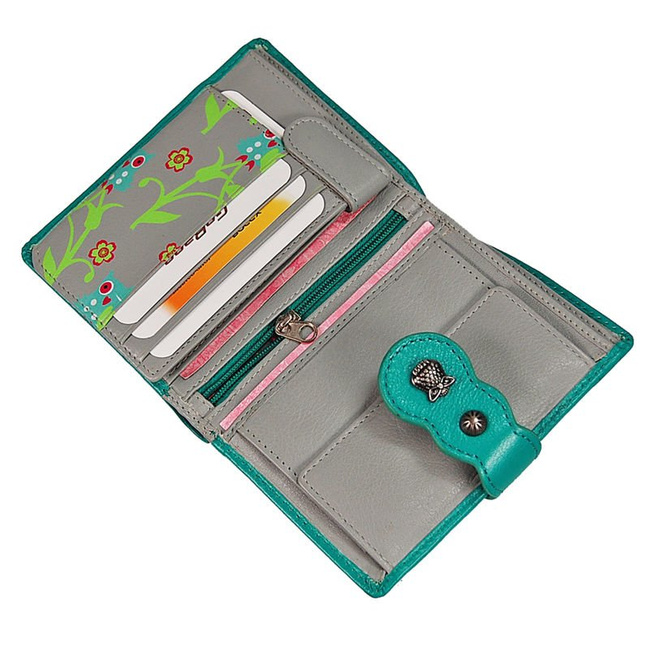 BRANCO Portfel damski 58369 Skóra naturalna