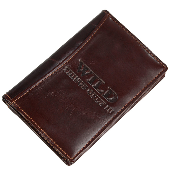 Etui na dokumenty skórzane RFID 5521 Wild