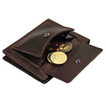 BRANCO Mały Portfel Męski 16749 Skóra naturalna