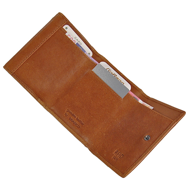 Portfel skórzany RFID 95252 BRANCO
