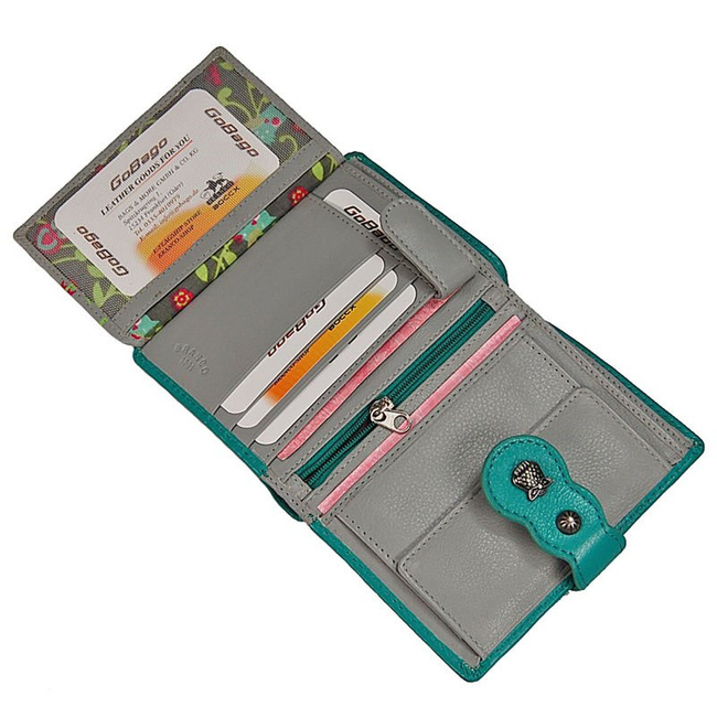 BRANCO Portfel damski 58369 Skóra naturalna