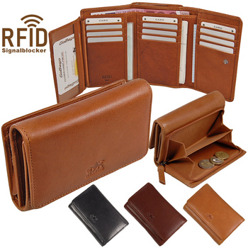 Portfel Damski skórzany RFID  95372 BRANCO