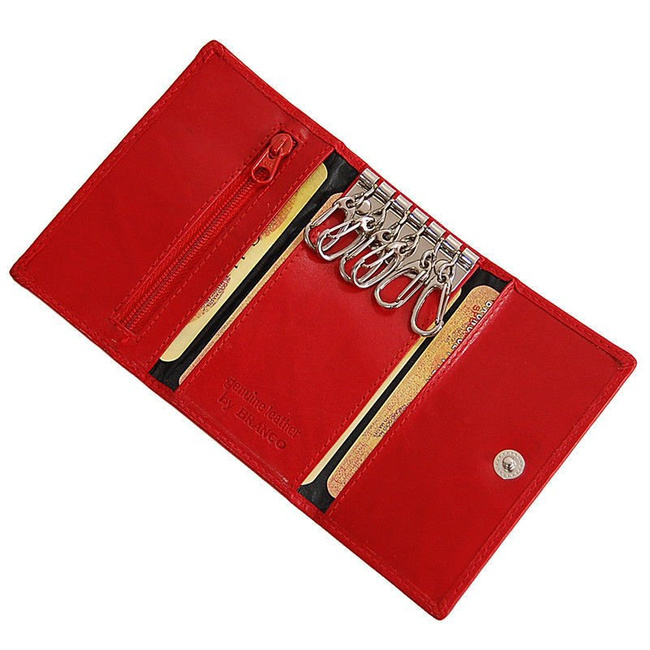Etui na Klucze skórzane 016 BRANCO 