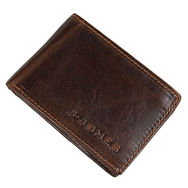 Portfel Męski skórzany 5538 J. Jones z blokadą RFID