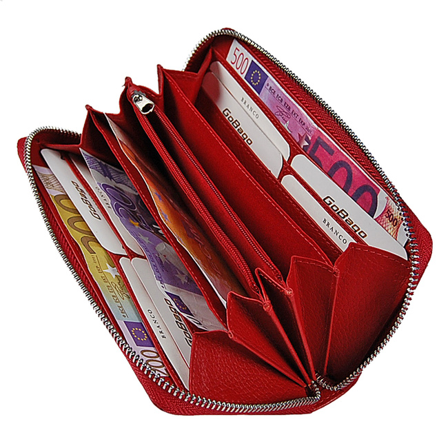 Portfel Damski Skórzany RFID 62593 BRANCO