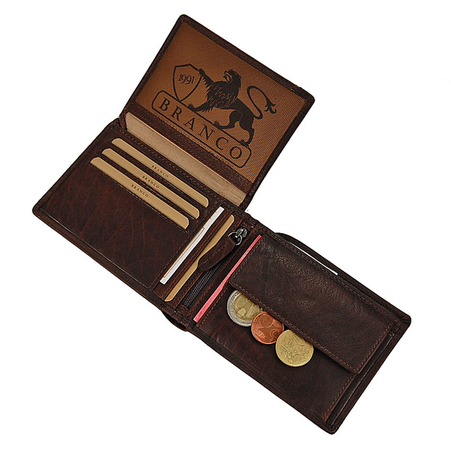 Portfel Męski skórzany 16390 BRANCO