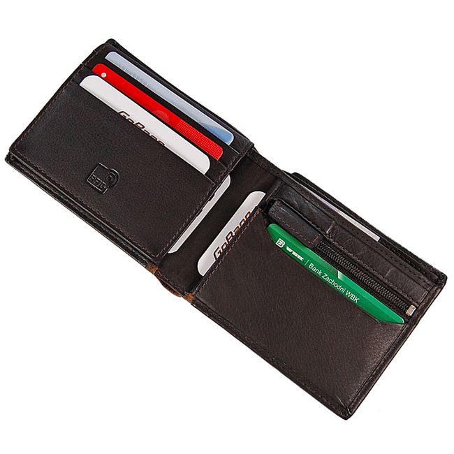 Portfel Męski skórzany RFID 60945 BRANCO