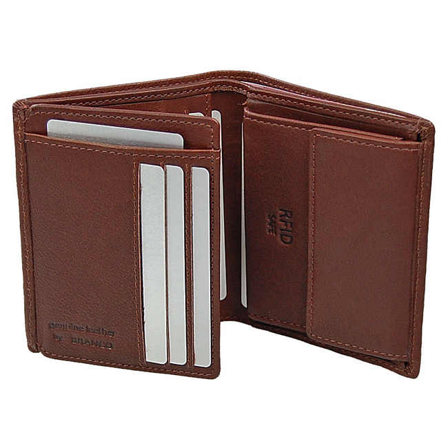 Portfel Męski skórzany RFID 95059  BRANCO 