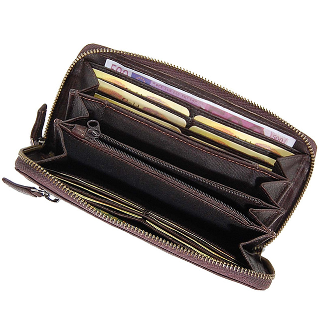 Portfel Damski Skórzany 70593 BRANCO