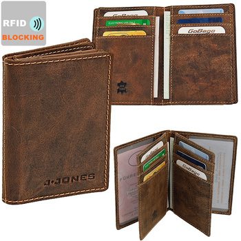 J.Jones Etui na dokumenty skórzane 5495