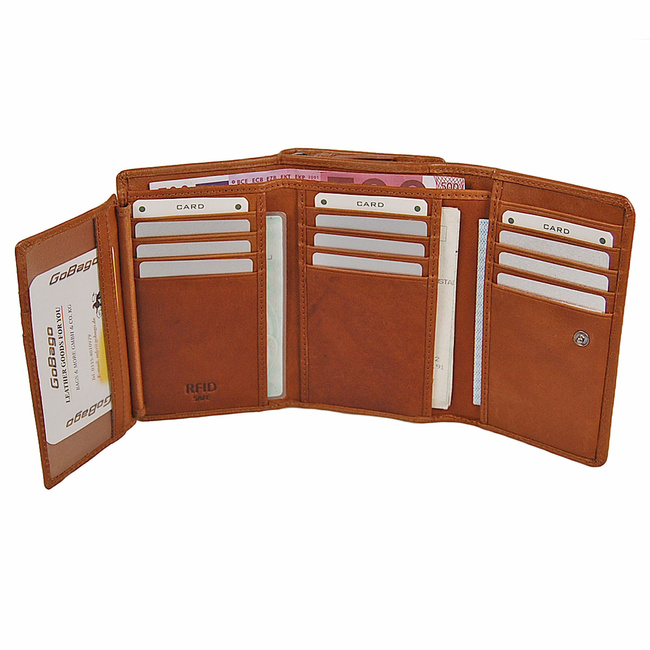 Portfel Damski skórzany RFID  95372 BRANCO 