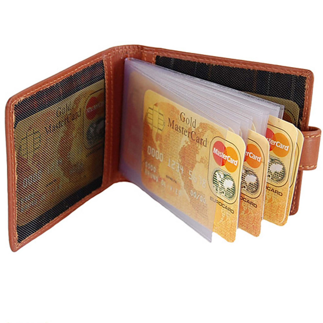 Etui na Karty Kredytowe skórzane 8127 BRANCO