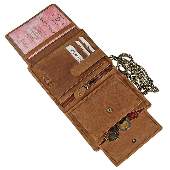 Portfel Motocyklisty 41013 Skórzany BRANCO