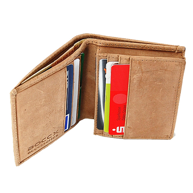 Portfel Męski mały skórzany 40026 BOCCX