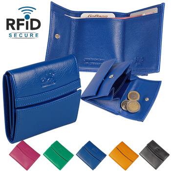 Portfel  skórzany mały 91109 RFID BRANCO