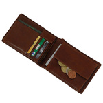 BRANCO Portfel Męski 35358 Skóra naturalna