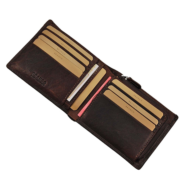 Portfel Męski skórzany 16238 BRANCO