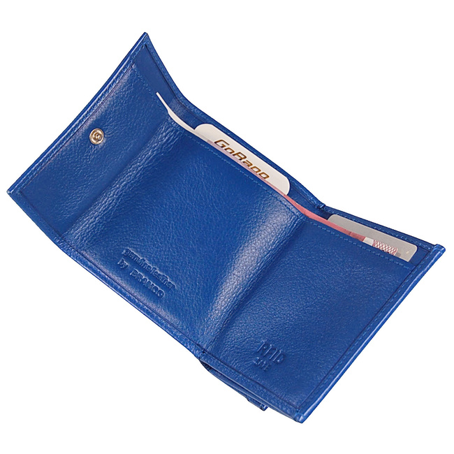 Portfel  skórzany mały 91109 RFID BRANCO