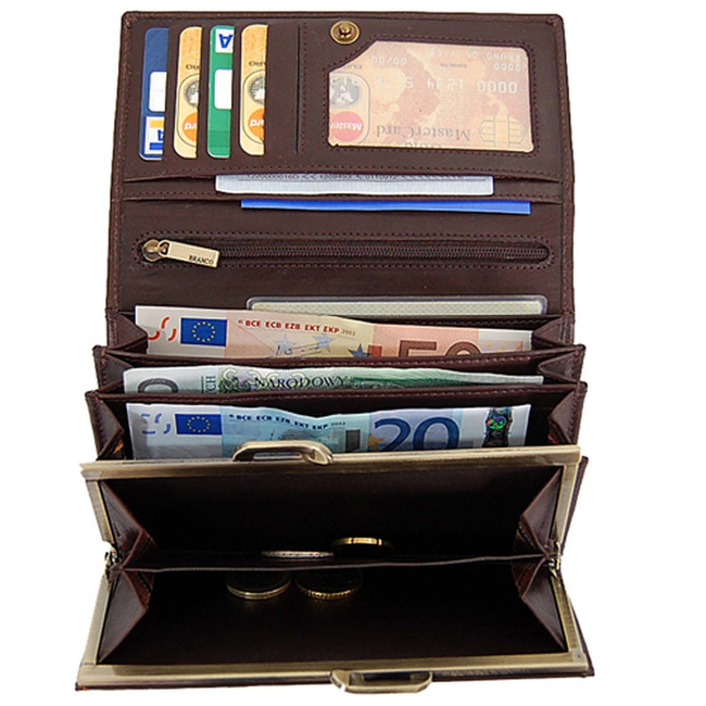 Portfel Damski skórzany 7812 BRANCO