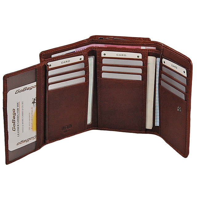 Portfel Damski skórzany RFID  95372 BRANCO 