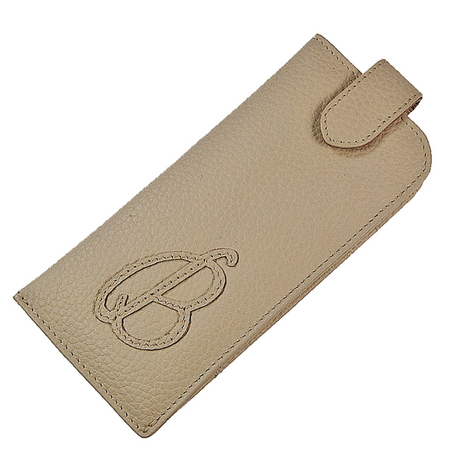 Etui na okulary skórzane 62238 BRANCO 