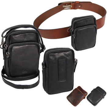 Torba na ramię na pasek skórzana  61937 BRANCO