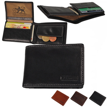 Portfel Męski skórzany 16169 BRANCO