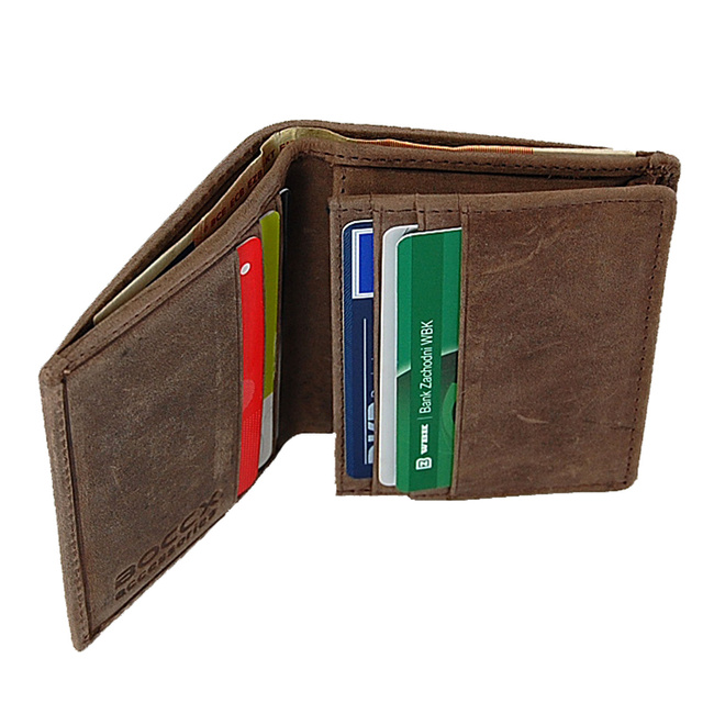 Portfel Męski mały skórzany 40026 BOCCX