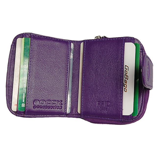 Portfel Damski skórzany RFID 70031 BOCCX 