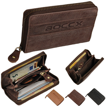 Portfel męski mały RFID skórzany 40009 BOCCX
