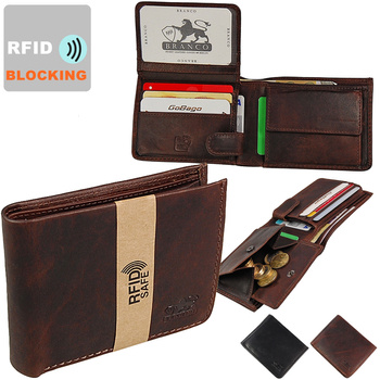 Portfel Męski skórzany 61943 BRANCO