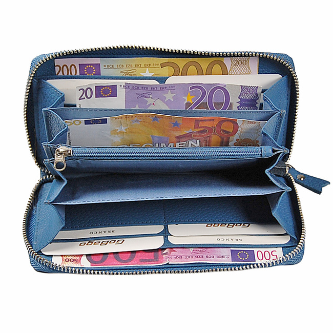 Portfel Damski Skórzany RFID 62593 BRANCO