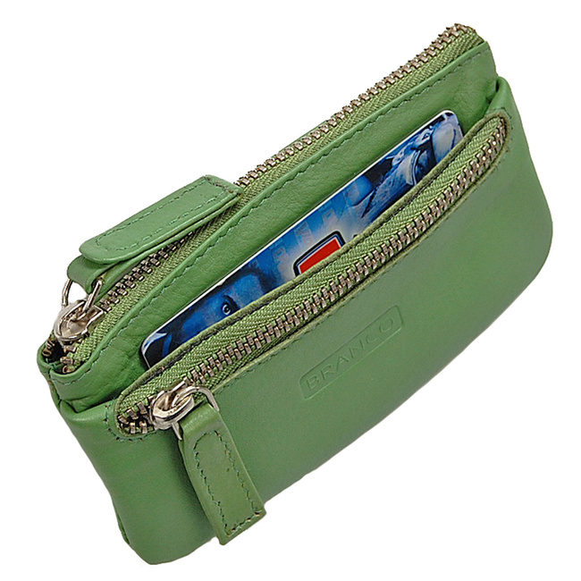 Etui na Klucze skórzane 31018  BRANCO