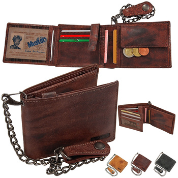 Portfel Motocyklisty skórzany 34014 BRANCO