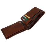 BRANCO Portfel Męski 35358 Skóra naturalna