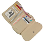 Portfel Damski  skórzany RFID 62555 BRANCO