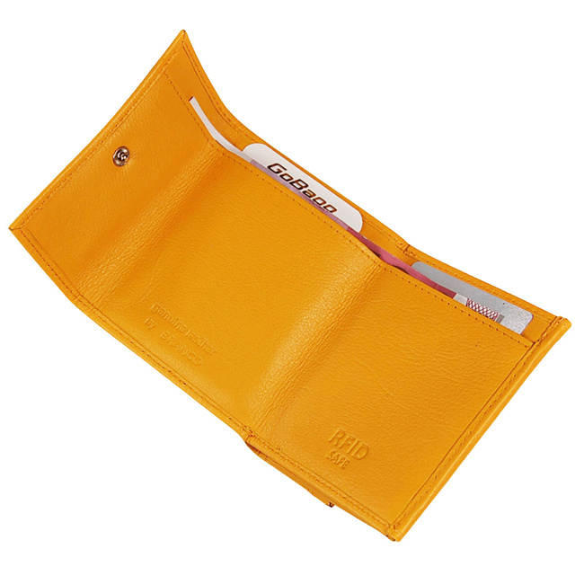 Portfel  skórzany mały 91109 RFID BRANCO