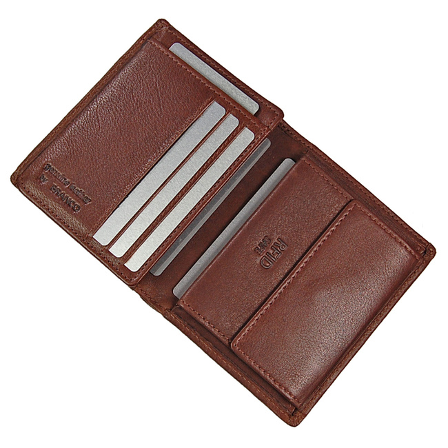 Portfel Męski skórzany RFID 95059  BRANCO 