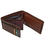 BRANCO Portfel Męski 35358 Skóra naturalna