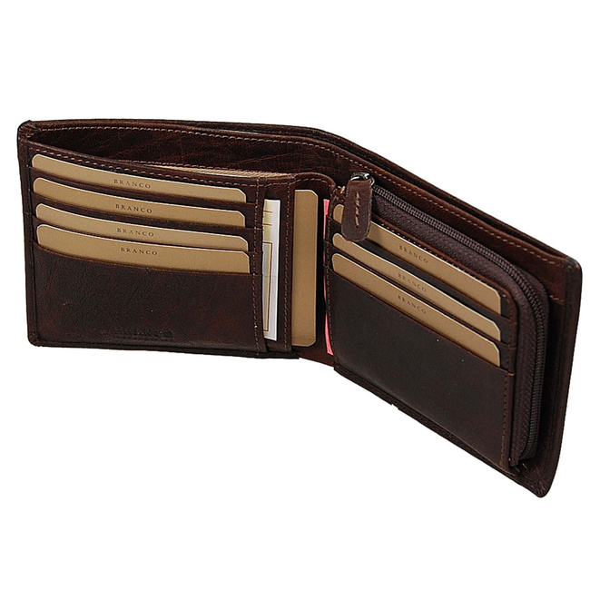 Portfel Męski skórzany 16238 BRANCO