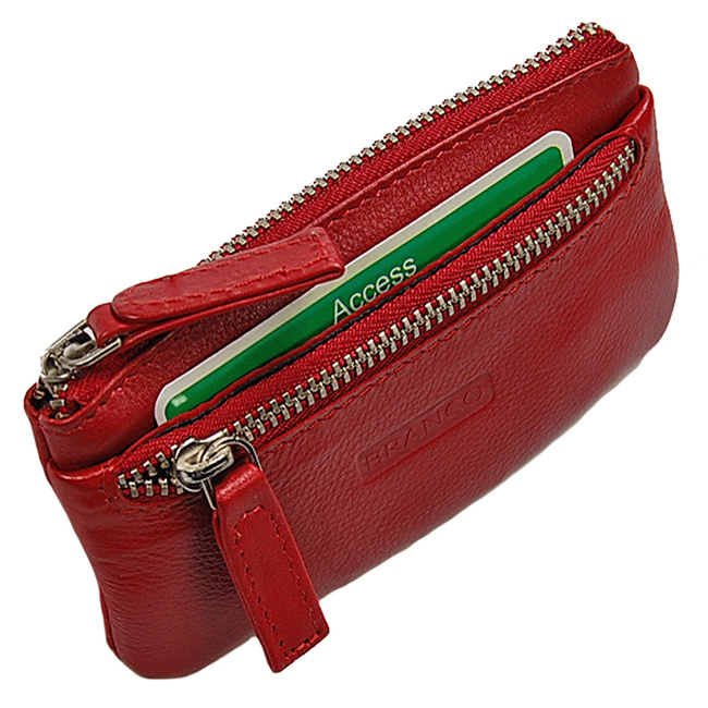Etui na Klucze skórzane 31018  BRANCO