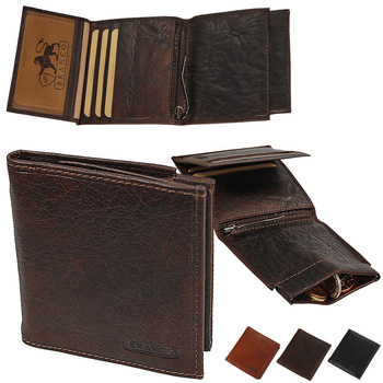 BRANCO Mały Portfel Męski 16795 skórzany