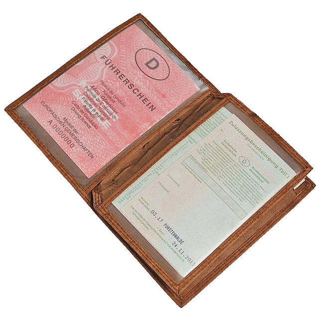 Etui na dokumenty skórzane 12128 Money Maker 