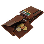 BRANCO Portfel Męski 35358 Skóra naturalna