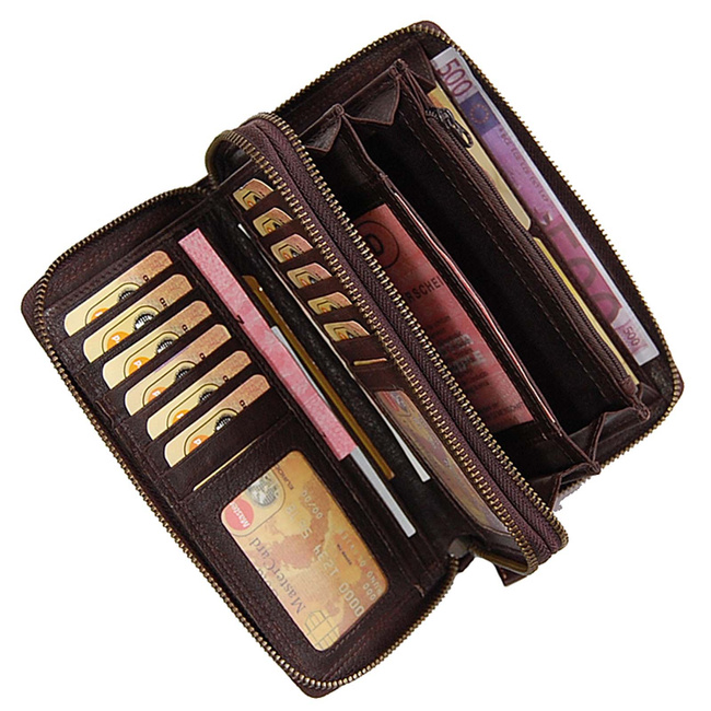 Portfel Damski Skórzany 70594 BRANCO