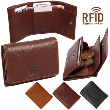 Portfel skórzany RFID 95252 BRANCO