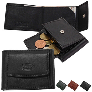 Portfel Męski skórzany mały 10024 BOCCX