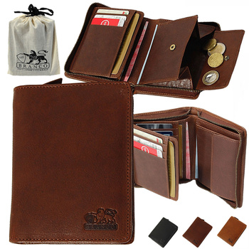 Portfel Męski skórzany 35009 BRANCO